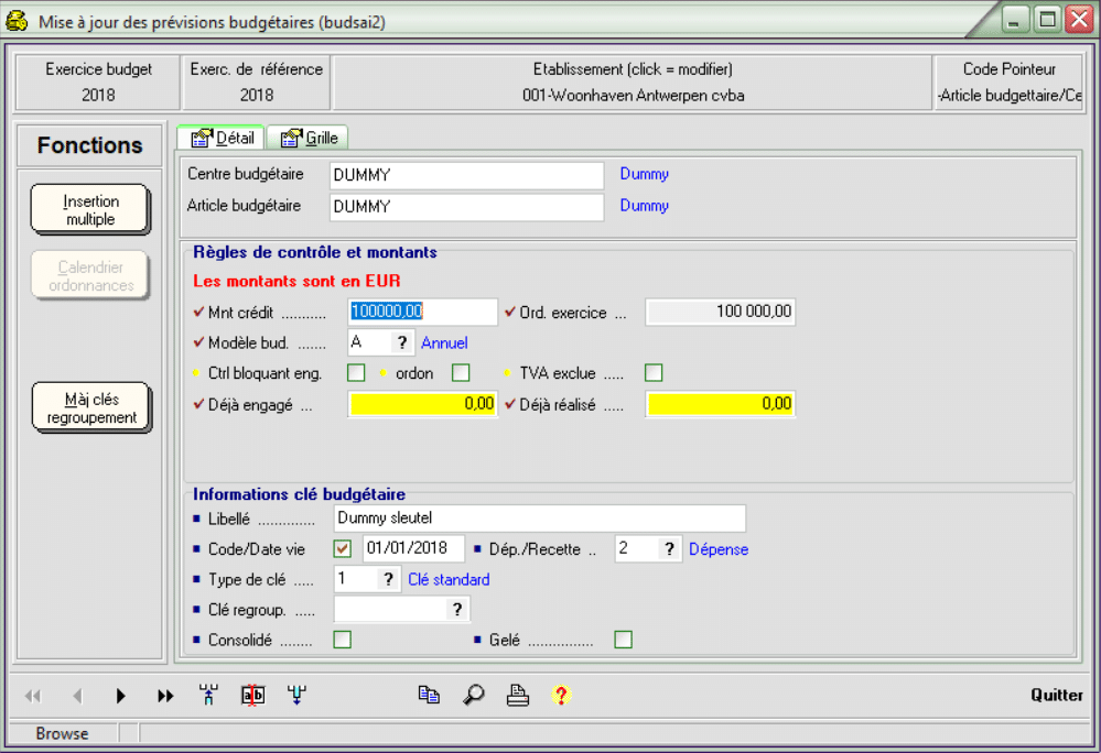 gestion budgétaire avec contrôle budgétaire