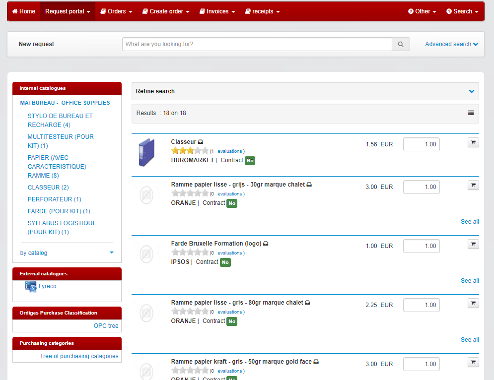 Ask&Go purchase software request