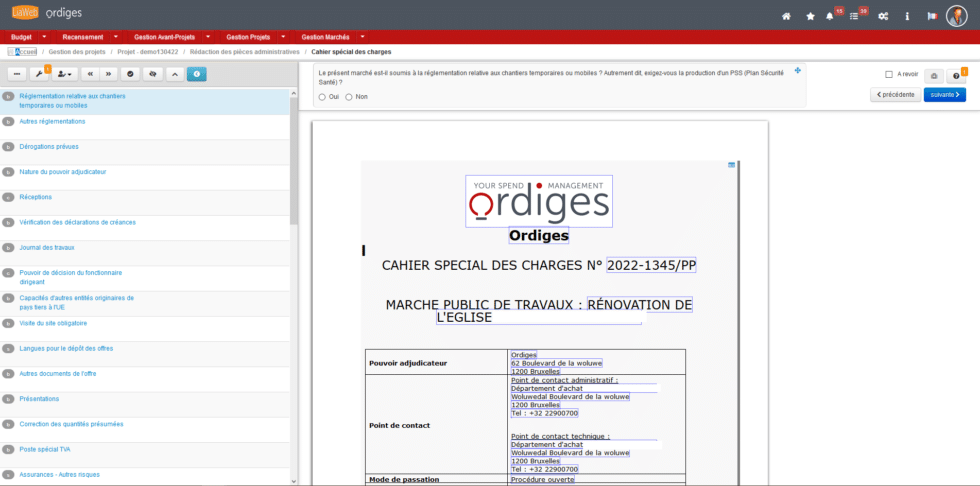 Logiciel De Gestion Des March S Publics En Belgique Liaweb